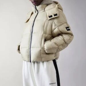 Urban Outfitters IETS FRANS Recycled Riga Hooded Puffer Jacket